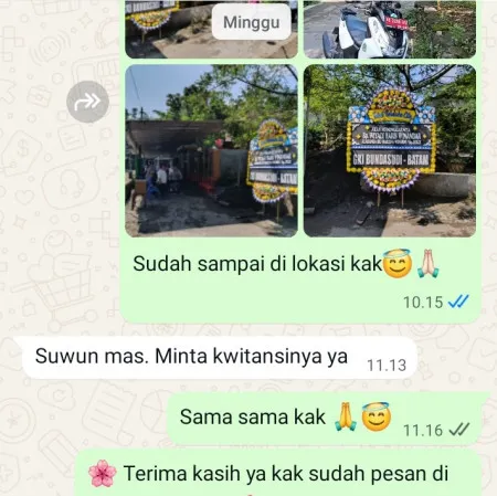 Pengiriman Papan Bunga Duka Kalipang Gabus